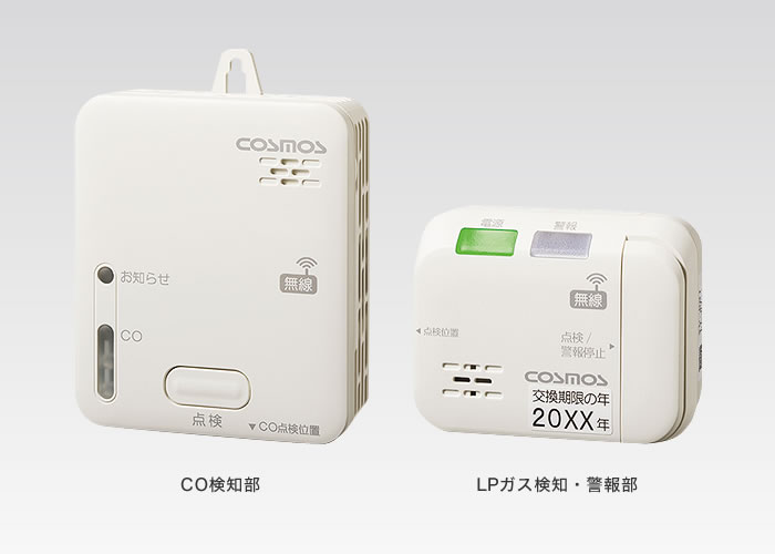 無線式ガス・CO警報器　XC-691