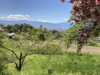 北アルプスの山々